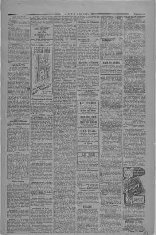 18/05/1944 - Le petit comtois [Texte imprimé] : journal républicain démocratique quotidien