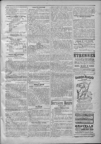 17/12/1888 - La Franche-Comté : journal politique de la région de l'Est
