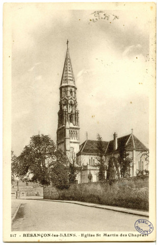 Besancon-les-Bains. Eglise St-Martin des Chaprais [image fixe] , Besancon : C.L.B., 1930/1937