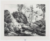 Ruines romaines, Vallée d'Antre [estampe] : Franche-Comté / Alaux, lith. de Engelmann , [S.l.] : [s.n.], [1827]