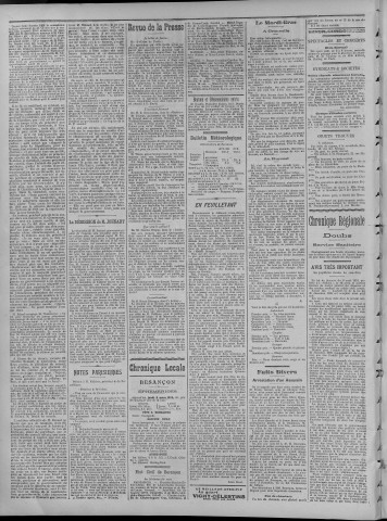 02/03/1911 - La Dépêche républicaine de Franche-Comté [Texte imprimé]