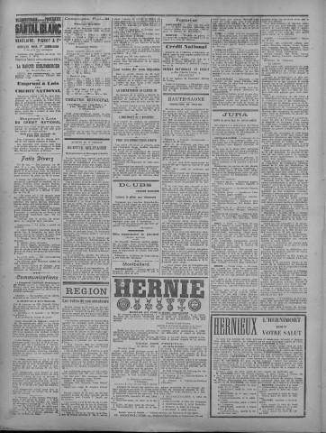 30/05/1920 - La Dépêche républicaine de Franche-Comté [Texte imprimé]
