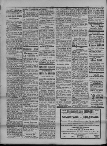 08/02/1915 - La Dépêche républicaine de Franche-Comté [Texte imprimé]