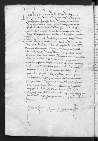 Comptes de la Ville de Besançon, recettes et dépenses, Compte de Nicolas Boncompain (1er janvier - 31 décembre 1525)