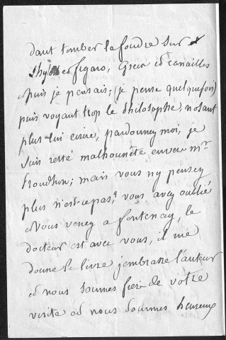 Ms 2945 (tome IV) - Lettres adressées à P.-J. Proudhon : Besseteaux à Bourson