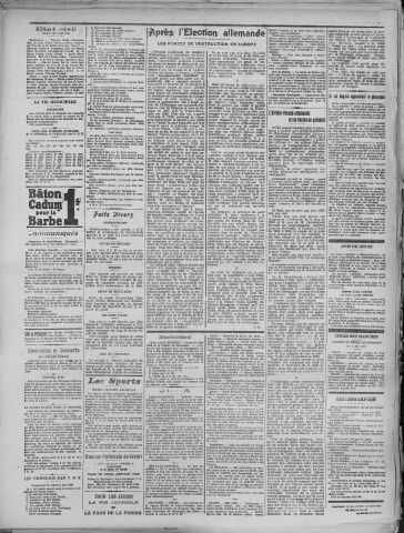 05/05/1925 - La Dépêche républicaine de Franche-Comté [Texte imprimé]