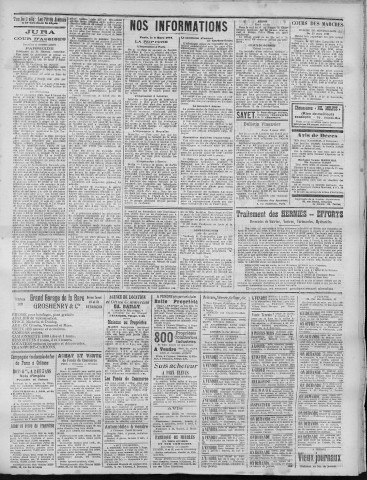 10/03/1921 - La Dépêche républicaine de Franche-Comté [Texte imprimé]
