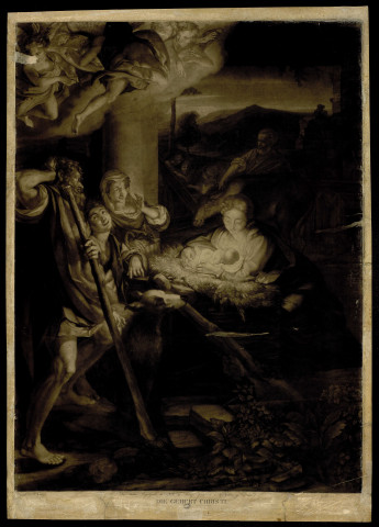 Die gerburt christi [image fixe] / Gemalt von A.Corregio. Geschabt von JJ. Freidhoff , Berlin, 1806