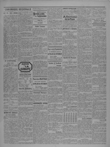 27/10/1932 - Le petit comtois [Texte imprimé] : journal républicain démocratique quotidien