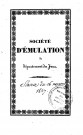 01/01/1827 - Société d'émulation du département du Jura [Texte imprimé]