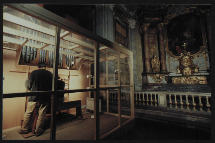 Quartier Battant - Vues de l'orgue de l'église de la Madeleine.