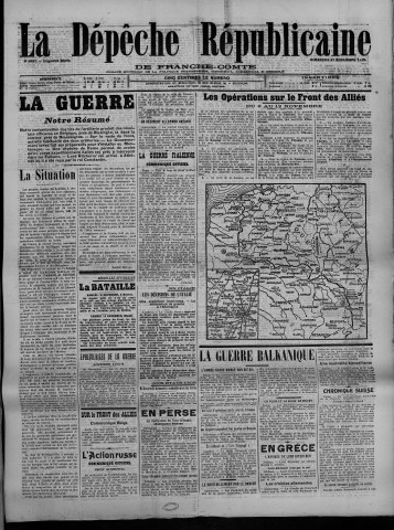 21/11/1915 - La Dépêche républicaine de Franche-Comté [Texte imprimé]