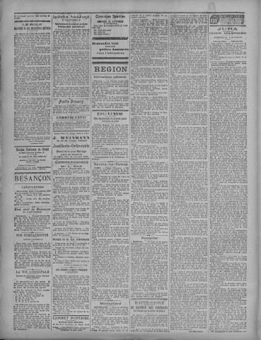 09/09/1920 - La Dépêche républicaine de Franche-Comté [Texte imprimé]