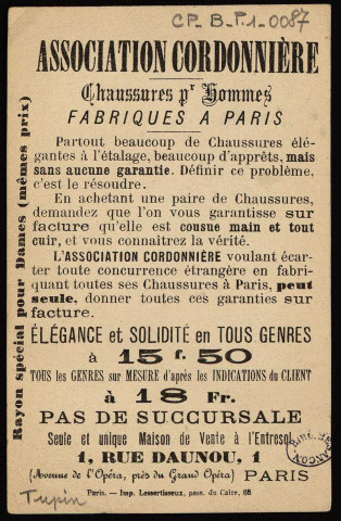 Cherchez V.or Hugo [image fixe] , Paris : Lith. Lessertisseux, 1900-1920