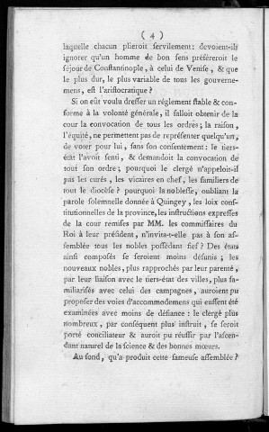 Second avis d'un Comtois sur les Etats généraux