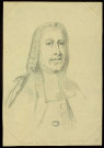 Joseph Briot. Buste légèrement tourné à droite, regardant de face [dessin] / par Louis Baille, dit le Père Raphaël, d'après un portrait conservé dans la maison curiale de Belleherbe , [S.l.] : [s.n.], [1800-1899]