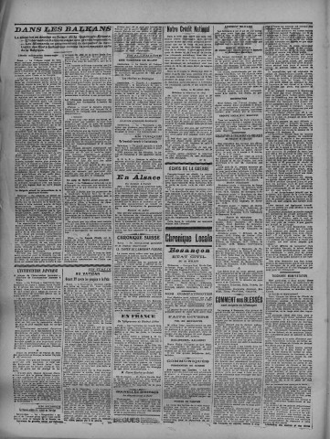 01/08/1915 - La Dépêche républicaine de Franche-Comté [Texte imprimé]