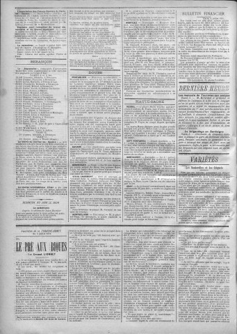 06/07/1891 - La Franche-Comté : journal politique de la région de l'Est