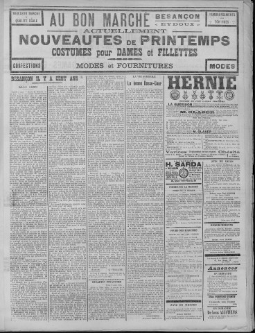 08/04/1923 - La Dépêche républicaine de Franche-Comté [Texte imprimé]