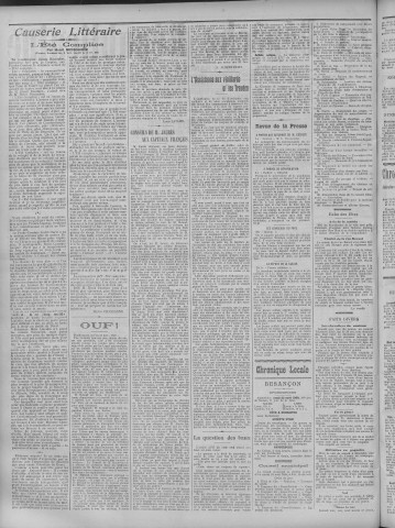 23/08/1909 - La Dépêche républicaine de Franche-Comté [Texte imprimé]