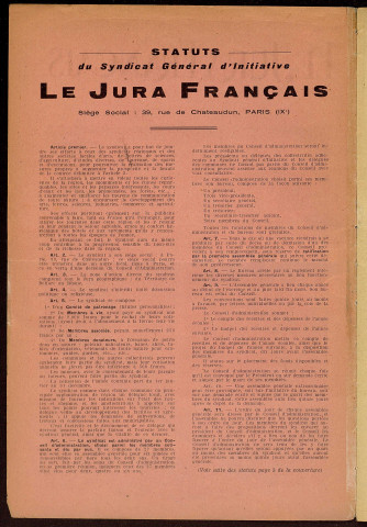 01/1951 - Le Jura français