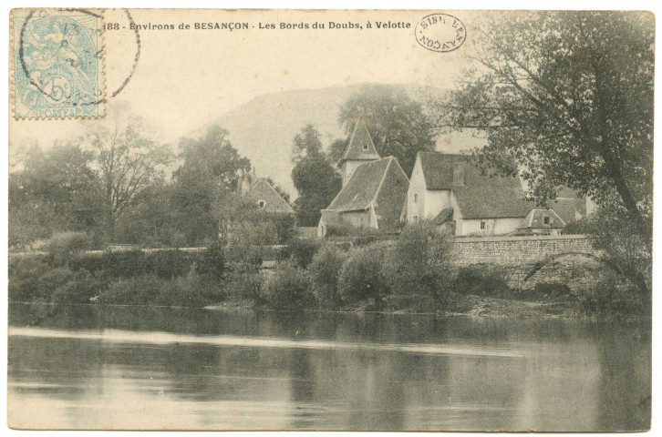 Environs de Besançon - Les Bords du Doubs, à Velotte , 1904/1930