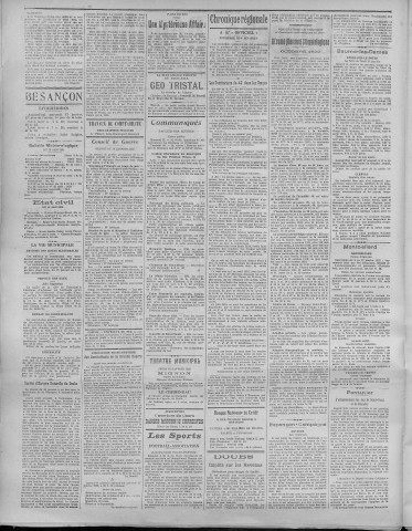 17/01/1923 - La Dépêche républicaine de Franche-Comté [Texte imprimé]