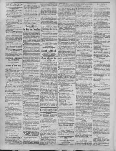 09/06/1922 - La Dépêche républicaine de Franche-Comté [Texte imprimé]