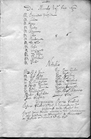 Registre des délibérations municipales 22 juin -30 octobre 1632