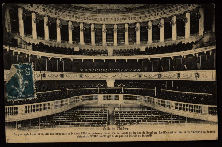 Salle du Théâtre [image fixe] , Besançon : Cliché Ch. Leroux, 1910/1912