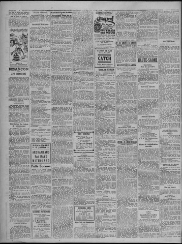 26/06/1941 - Le petit comtois [Texte imprimé] : journal républicain démocratique quotidien