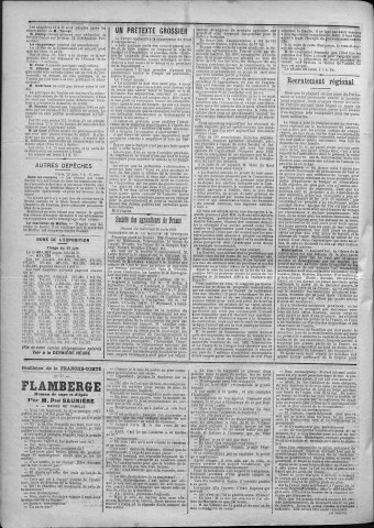 30/06/1889 - La Franche-Comté : journal politique de la région de l'Est