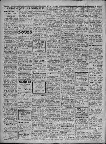 18/12/1937 - Le petit comtois [Texte imprimé] : journal républicain démocratique quotidien