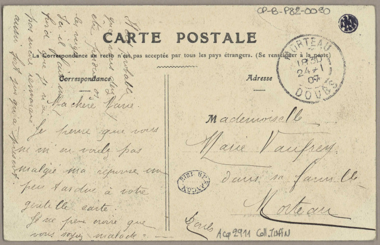 Besançon. La Porte Taillée [image fixe] , Besançon : J. Liard, 1904/1907