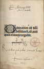 Ordinarius Bisuntinensis. [Précédé de :] Regulae generales ad cognitionem officii Bisuntinensis