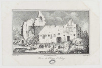 Ruines du Château d'Autrey [estampe] / J. Perron, delineavit  ; Rambert, lithographe , Besançon : Chalandre, [1800-1899]