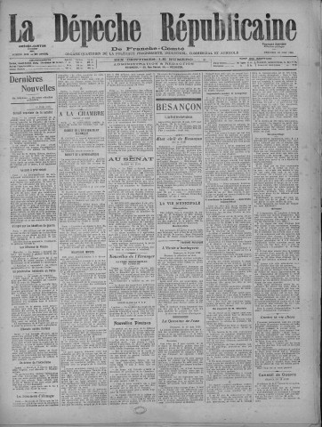 16/06/1920 - La Dépêche républicaine de Franche-Comté [Texte imprimé]