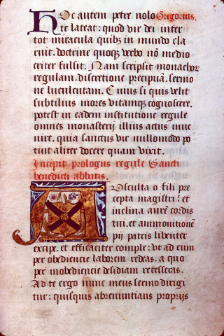 Ms 776 - Martyrologium et regulae liber, ad usum abbatiae Montis Sanctae Mariae, Cisterciensis ordinis, Bisuntinae diocesis