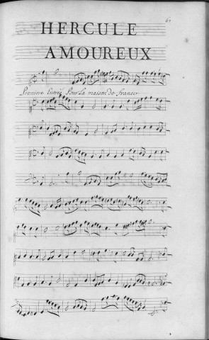 Hercule amoureux / musique de Jean-Baptiste Lully ; livret de Francesco Buti