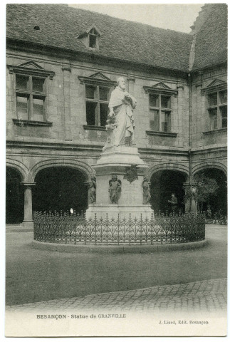 Besançon. Statue de Granvelle [image fixe] , Besançon : J. Liard, 1901/1908