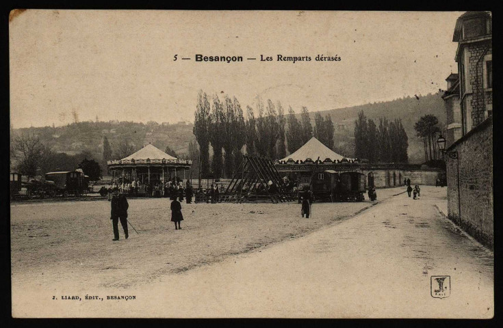 Besancon. Les Remparts dérasés [image fixe] , Besancon : J. Liard, 1905/1907