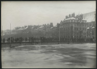 MAUVILLIER, Emile. Besançon. Inondations janvier 1910, pont Battant
