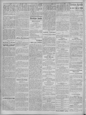 22/03/1909 - La Dépêche républicaine de Franche-Comté [Texte imprimé]
