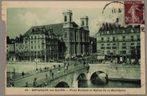 Pont Battant et église de la Madeleine.