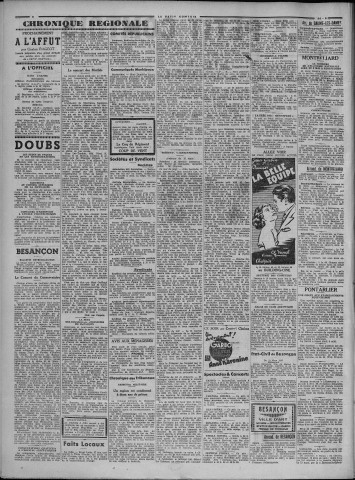 20/03/1937 - Le petit comtois [Texte imprimé] : journal républicain démocratique quotidien