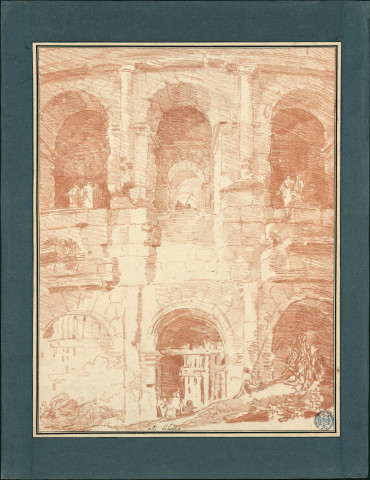 2 - Vue du Colisée / Hubert Robert , [Rome], [circa 1762-1764]