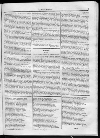 05/12/1846 - Le Franc-comtois - Journal de Besançon et des trois départements