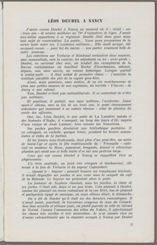 01/1934 - Bulletin / Société des amis de Léon Deubel
