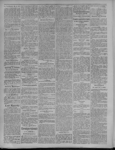 15/09/1923 - La Dépêche républicaine de Franche-Comté [Texte imprimé]
