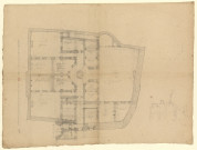 Prisons royales de Chalon-sur-Saône. Plan / Pierre-Adrien Pâris , [S.l.] : [P.-A. Pâris], [1780]
